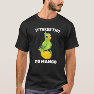 Camiseta Fruta - Leva Dois Para Mango - Pássaro De Papagai
