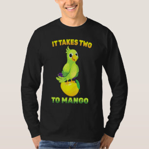 Camiseta Fruta - Leva Dois Para Mango - Pássaro De Papagaio