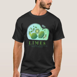 Camiseta Fruta Lima Vitamina C Nutriente Vegano Frutariano