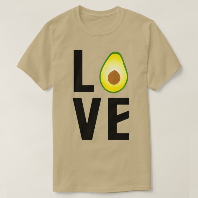 Camiseta Fruta Love Avocado Love (Frente do Design)