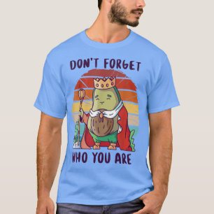 Camiseta Fruta medieval abacatada rei, coroa engraçada v
