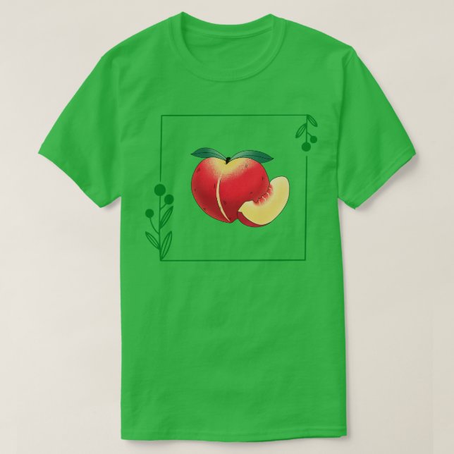 Camiseta Fruta nectarina (Frente do Design)