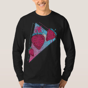 Camiseta Fruta Red Berry Summer Retro 90s Vaporwave Strawbe