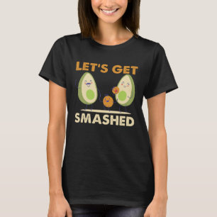 Camiseta Fruta Saudável Guacamole Vegetarian Vegan