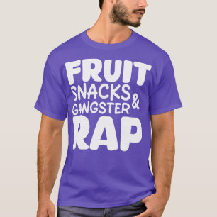 Camiseta fruta snacks gangster rap 1