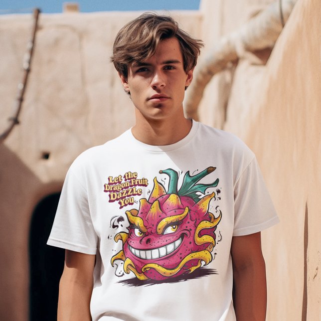Camiseta Fruta sorridente de dragão de alegria (Criador carregado)