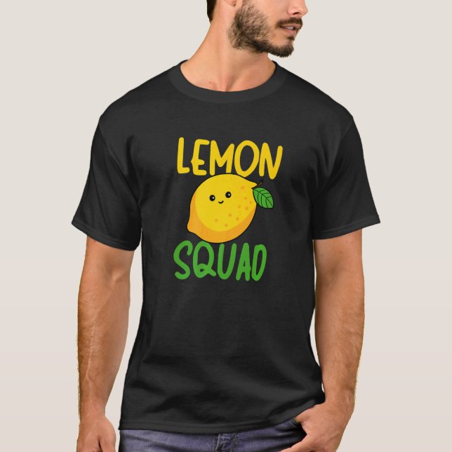 Camiseta Fruta Tropical de Lemon Squad Citrus (Frente)