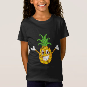 Camiseta Fruta Tropical Feliz de Abacaxi Di