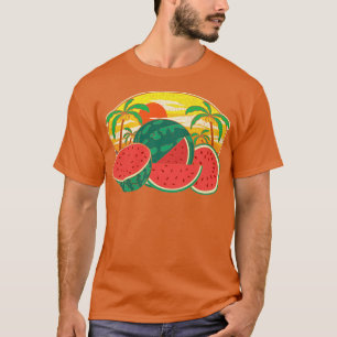 Camiseta Fruta Tropical Verão Palmeiras Sunset Exotic Fru