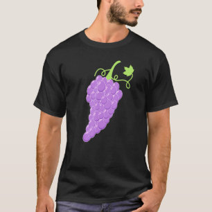 Camiseta Fruta Uvas Figurino de Halloween Fruta