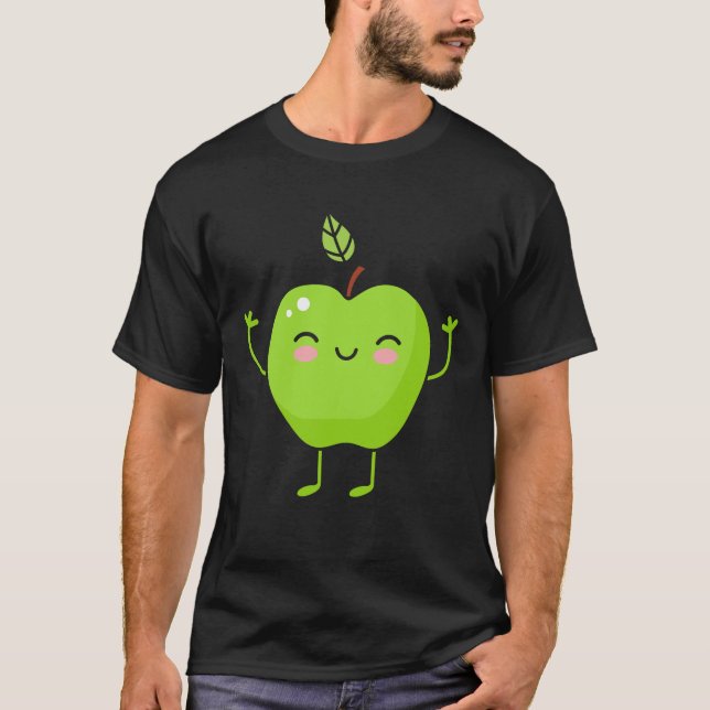 Camiseta Fruta Verde Maçã Verde Fruta Maçã Verde Ameaçada (Frente)