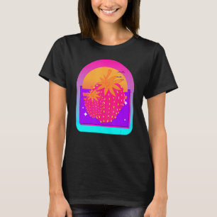 Camiseta Fruta Vermelho Berry de Verão Strawbe, 90s, Retro