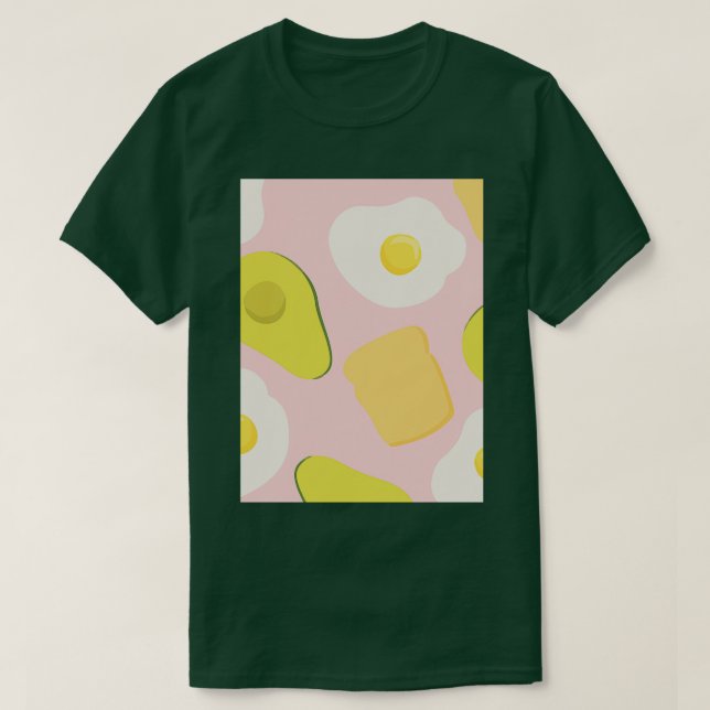 Camiseta Frutas 1 da Floresta Avocado (Frente do Design)