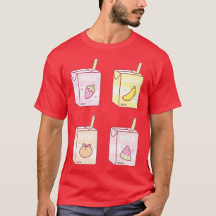Camiseta Frutas Acondicionadas Cartonagem de Caixas de Leit