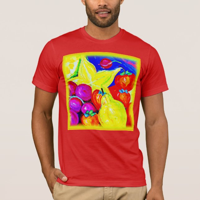 Camiseta Frutas brilhantes e Céus Estelares. Comprar Agora (Frente)