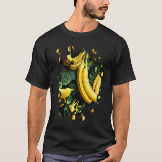 Camiseta Frutas de Banana Jardinagem Legumes Homens Mulher