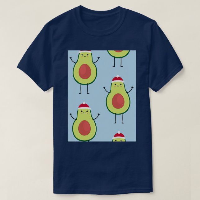 Camiseta Frutas de Botânica Avocado Classic TSirt (Frente do Design)