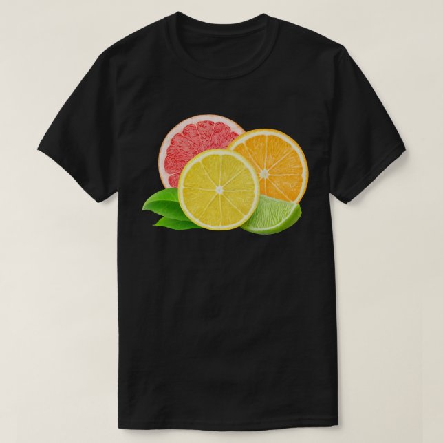 Camiseta Frutas de Citrus (Frente do Design)