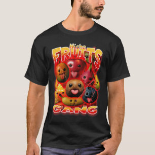 Camiseta Frutas de IA Engraçadas e Bobas meme gen z Niche R