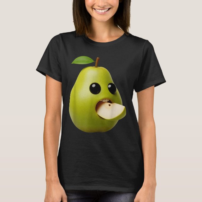 Camiseta Frutas de Nicho Pérola Engraçada Meme Brainrot Sur (Frente)