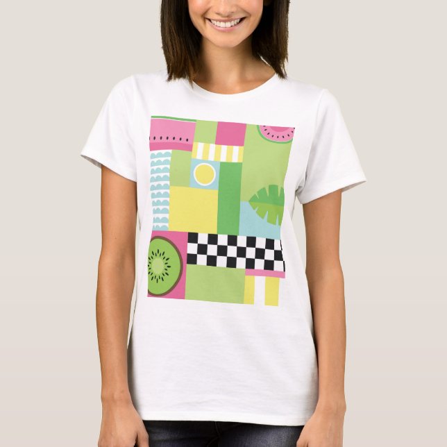 Camiseta Frutas de Verão Colorfull (Frente)