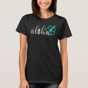 Camiseta Frutas De Verão Tropicais E Flores Havaianas Aloha