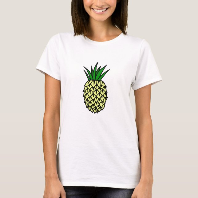 Camiseta Frutas do abacaxi do t-shirt do espírito (Frente)