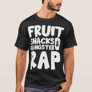 Camiseta Frutas e Rap de gangster