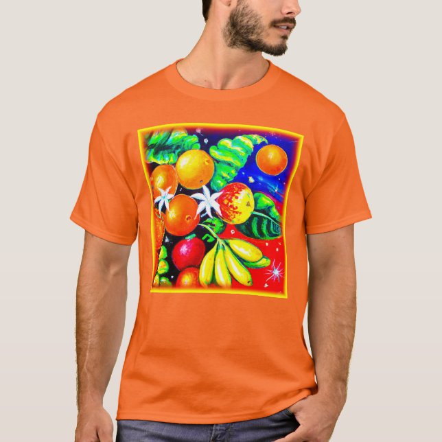Camiseta Frutas estonteantes do céu estrelado. Comprar Agor (Frente)
