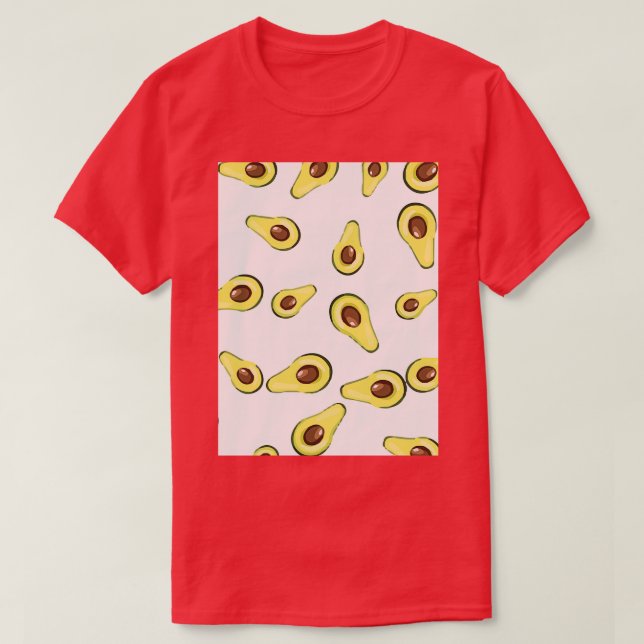 Camiseta Frutas Exóticas Avocado (Frente do Design)