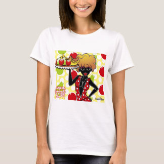 Camiseta frutas puloy do negrita