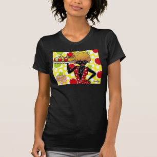 Camiseta frutas puloy do negrita