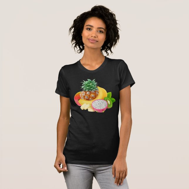 Camiseta Frutas tropicais (Frente Completa)