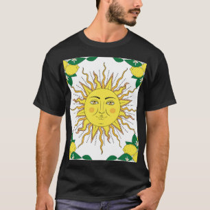 Camiseta Frutas Tropicais De Limão, Face Solar.