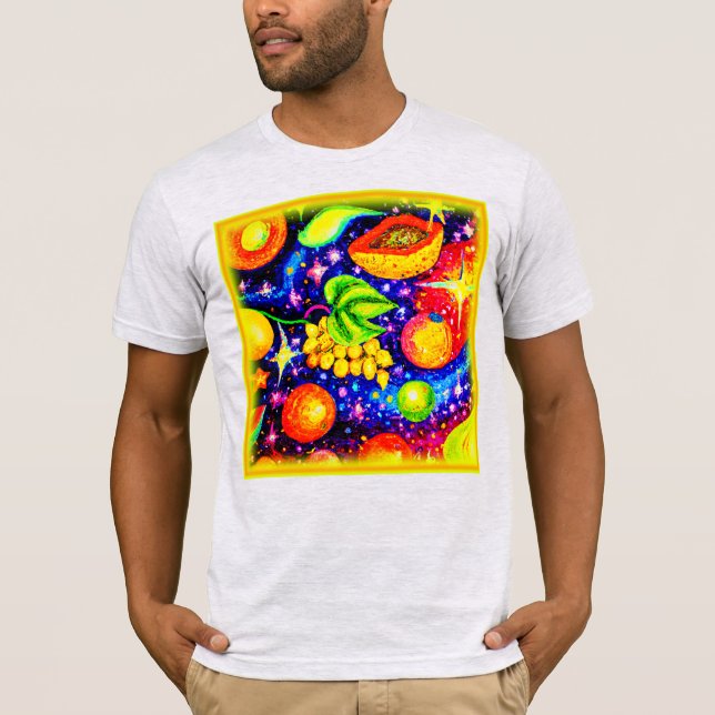 Camiseta Frutas tropicais no céu. Comprar Agora (Frente)