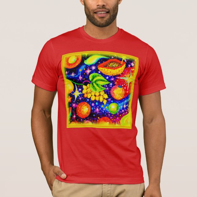 Camiseta Frutas tropicais no céu. Comprar Agora (Frente)
