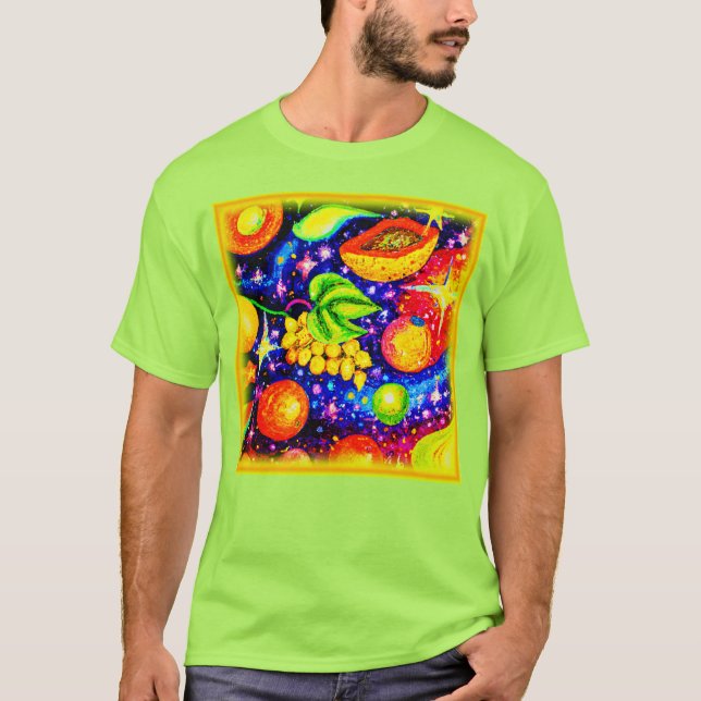 Camiseta Frutas tropicais no céu. Comprar Agora (Frente)