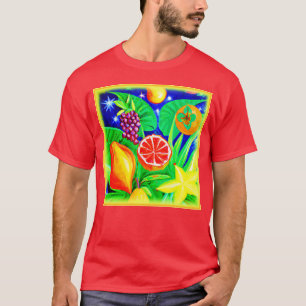 Camiseta Frutas tropicais no céu. Comprar Agora