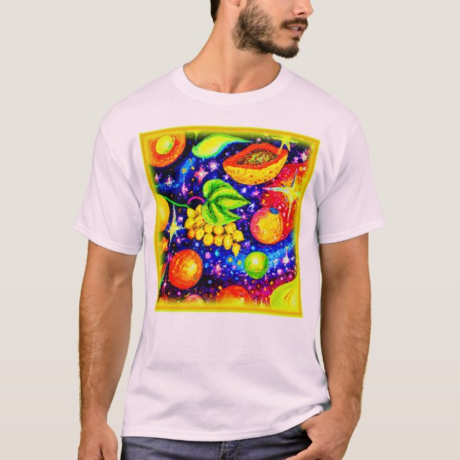 Camiseta Frutas tropicais no céu. Comprar Agora (Frente)