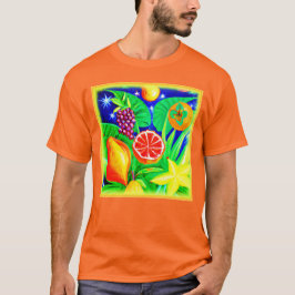 Camiseta Frutas tropicais no céu. Comprar Agora