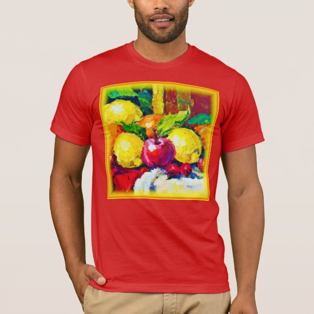 Camiseta Frutas Tropicais Piando. Comprar Agora (Frente)