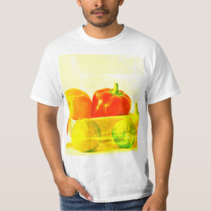 Camiseta "Frutas Vegetais" Foto Fácil. Compre agora