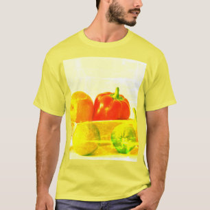 Camiseta "Frutas Vegetais" Foto Fácil. Compre agora
