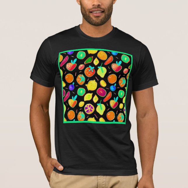 Camiseta Frutífera Neon Visions Design (Frente)