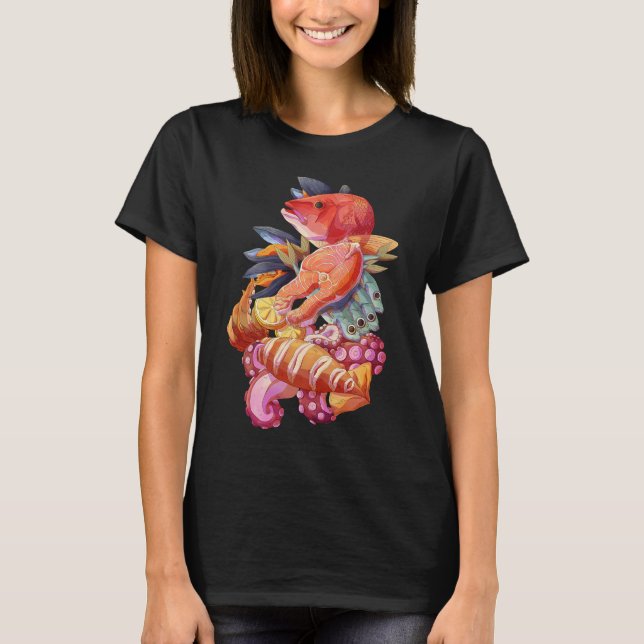 Camiseta Frutos do mar (Frente)