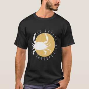 Camiseta Frutos Do Mar Eu Preferencialmente De Caranguejo