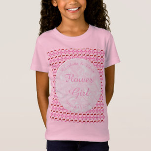 Camiseta Frutos e cerejas do Casamento da primavera cor-de-