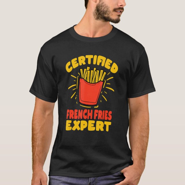 Camiseta Fry Expert francês Fry Fry (Frente)
