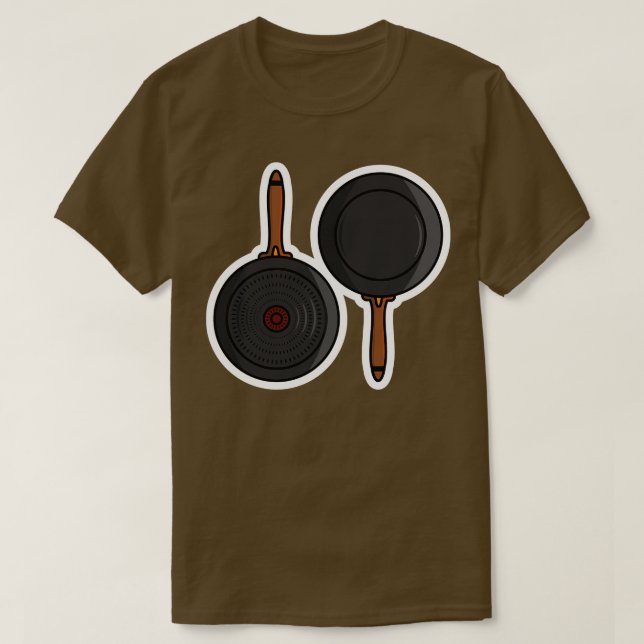 Camiseta Fry Pan design (Frente do Design)