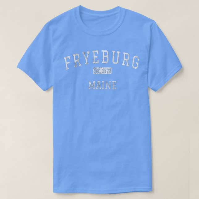 Camiseta Fryeburg Maine ME Vintage (Frente do Design)